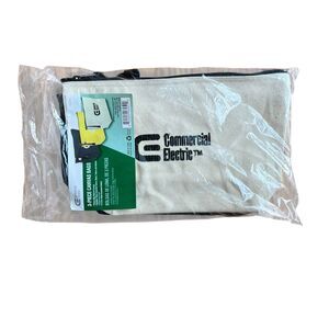 Commercial Electric Tool Zipper 3 Piece Canvas Tool Bags Pouches  12.5” x 7"